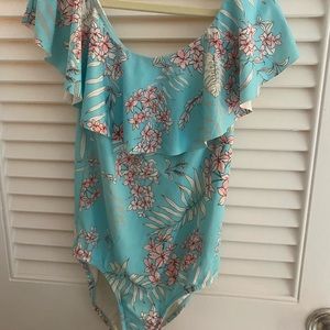 Seafolly size 8 girls bathing suit